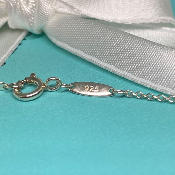 Tiffany & Co. Elsa Peretti Eternal Circle Pendant Necklace .925 Silver 16” - Picture 4 of 9